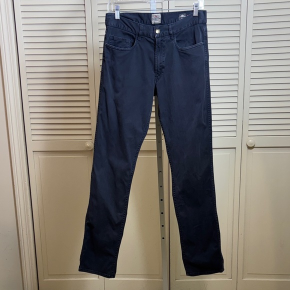 Faherty MSRP $148 Navy Comfort Twill 5 Pocket Chino Pants MBC00010 Size 29